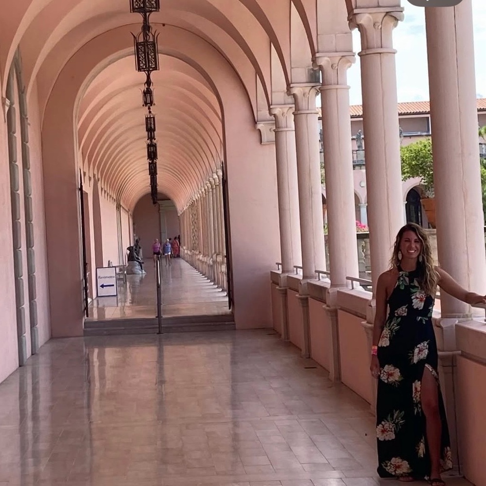 Floral maxi dress